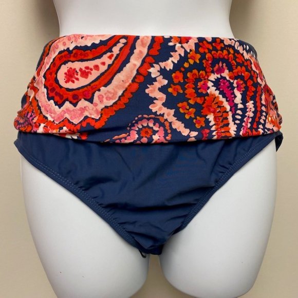 NWT Swimsuits For All 2 Piece Halter Bikini Swimsuit, size 14 - Picture 2 of 11